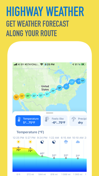 Highway Weather, Travel, Road Screenshot
