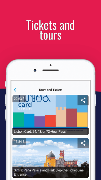 LISBON Guide Tickets & Hotels Screenshot