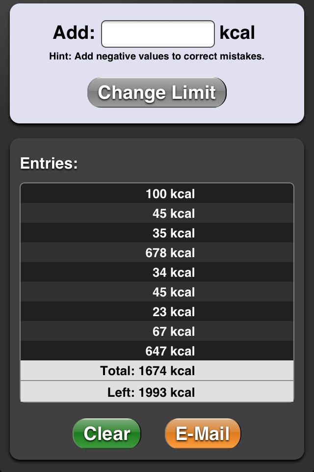 Calories screenshot 3