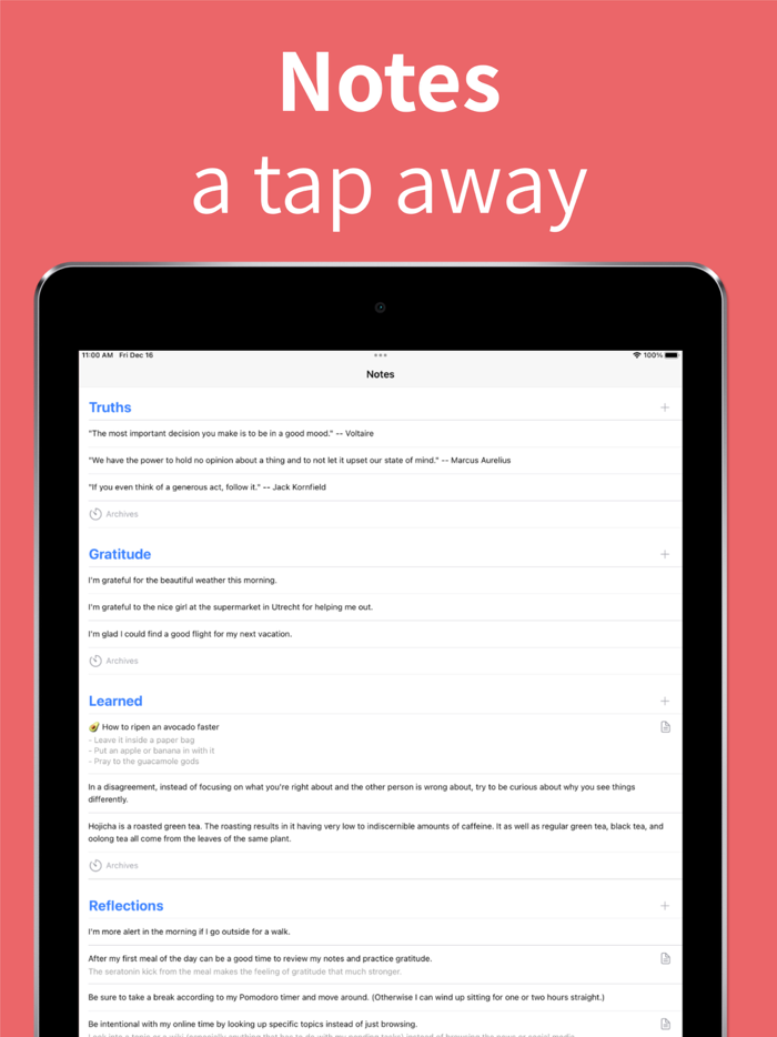 Motidayt Habits Tasks Goals