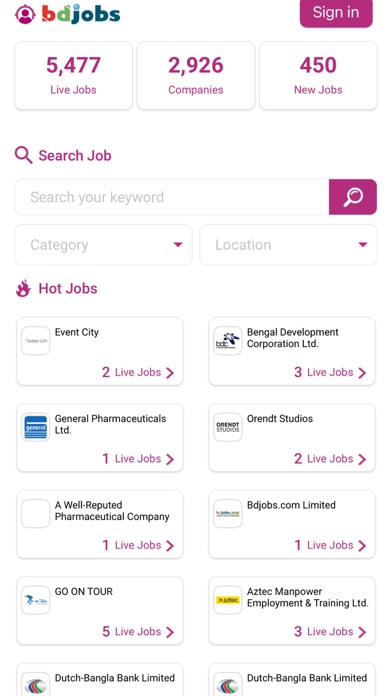 Bdjobs Screenshot