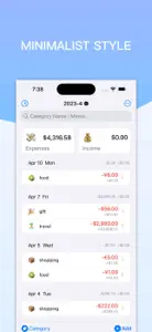 Moneys:Track Daily Expenses screenshot #3 for iPhone