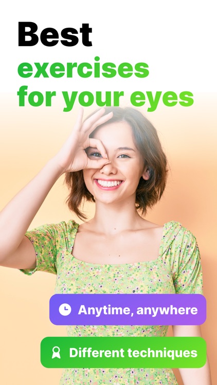 Eye exercises and Vision test