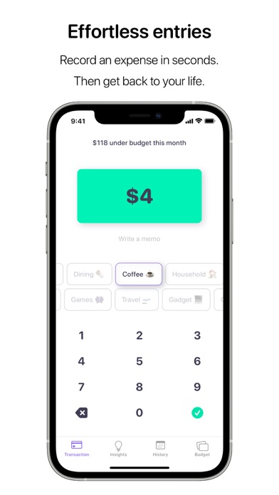 Nudget: Spending Tracker Screenshot