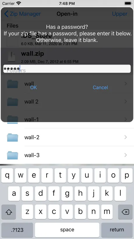 ZipManager -Zip/Unzip tool