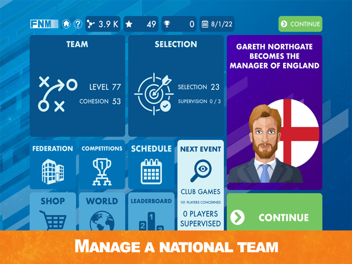 Football National Manager