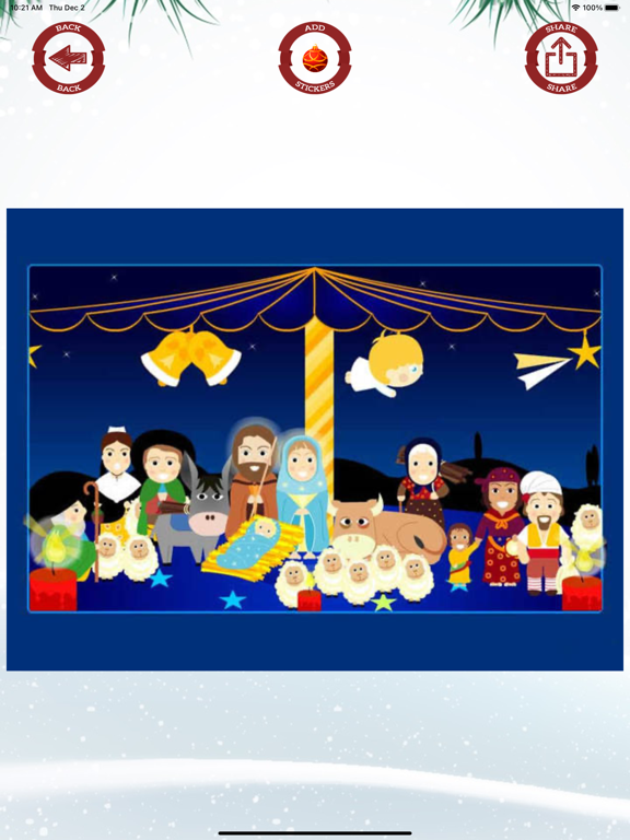 Decorate Christmas portal iPad screenshot 1 - Entertainment app