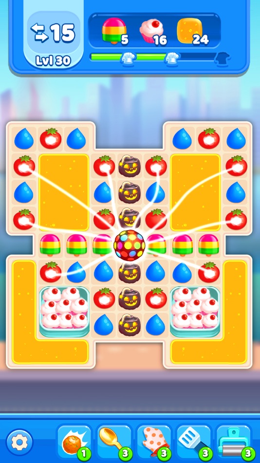 #6. Matching Madness: Match 3 Game (iOS) By: Tiny Tactics