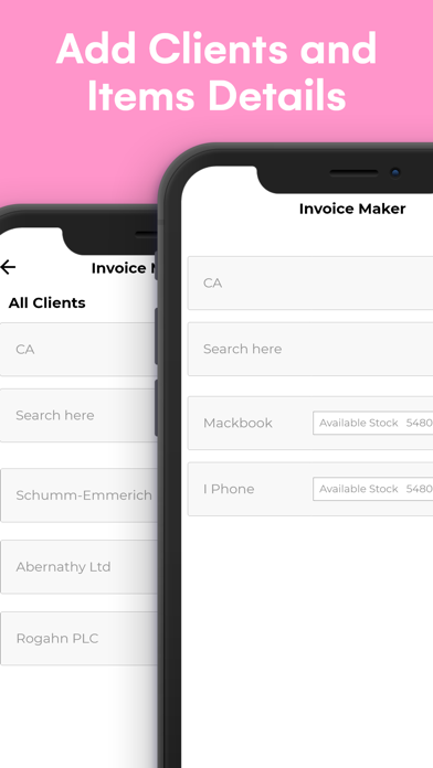 Instant Invoice Maker,Receipts Screenshot