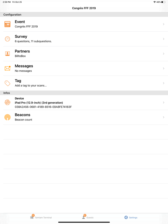 Screenshot #4 pour TamTam Terminal