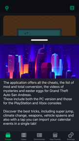 Unofficial Guide GTA SA Cheats screenshot