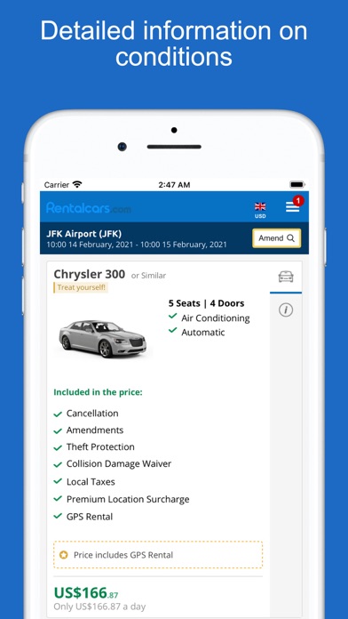 Rent car rental Screenshot