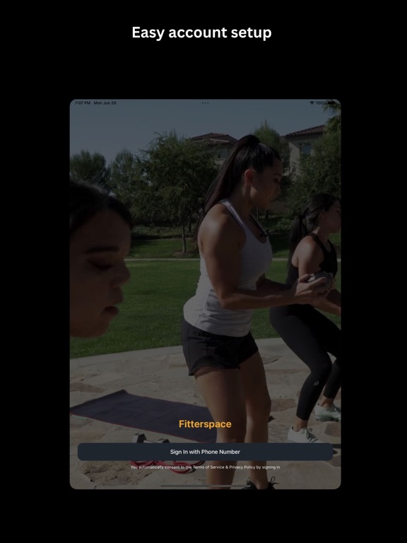 Fitterspace iPad screenshot 4 - Social Networking app