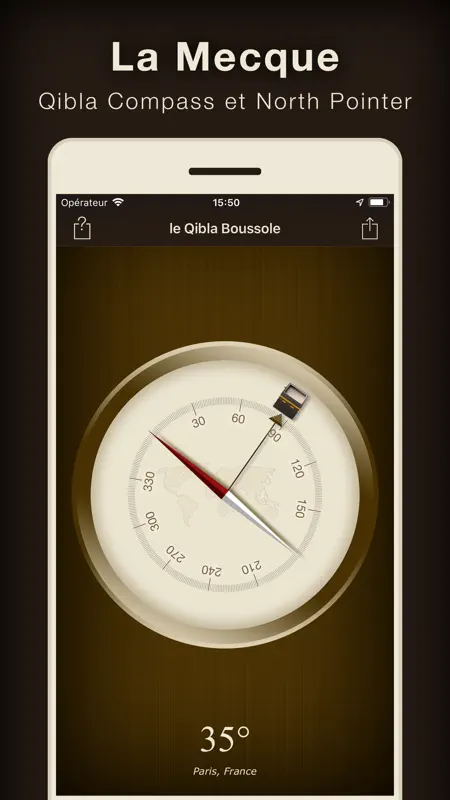 Qibla Compass (Kaaba Locator) screenshot 2 of 4