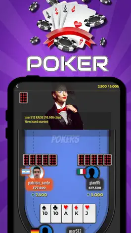 Game screenshot POKER 5 Card Online apk