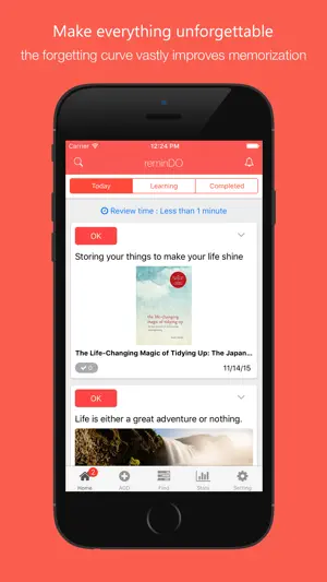 reminDO - Ensure knowledge screenshot 1