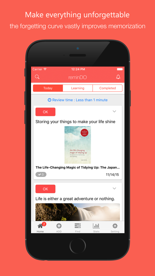 #1. reminDO - Ensure knowledge (iOS) 由: atkk