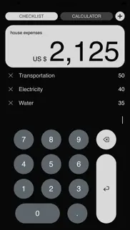 checklist calculator pro iphone screenshot 2
