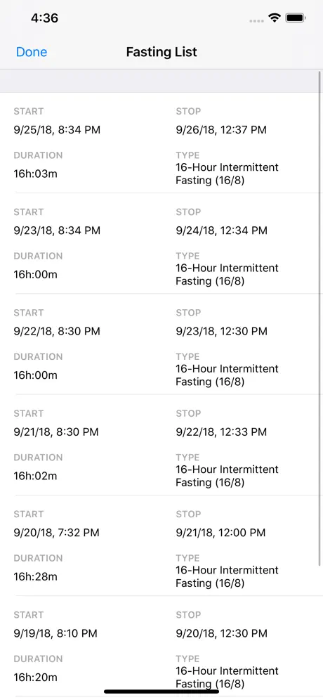 Empty - Fasting Tracker