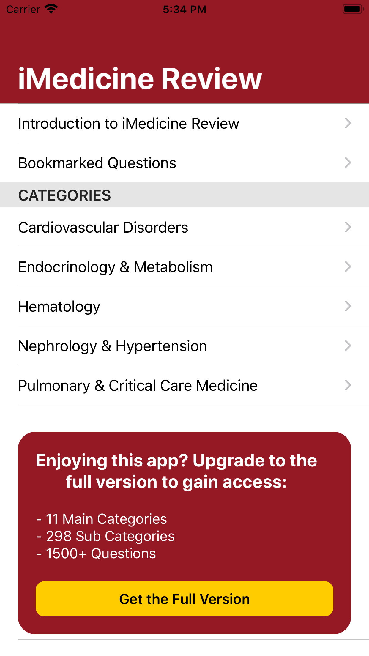 iMedicine Review Lite