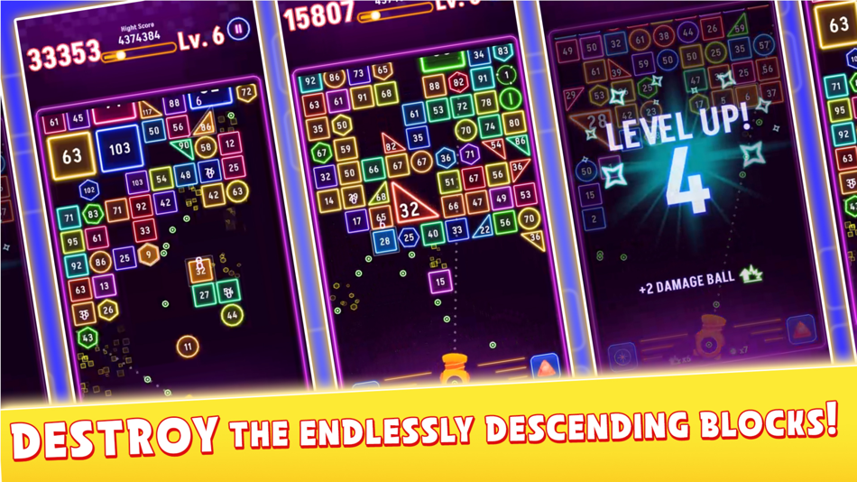 #2. Hyper Block - ∞ Brick Breaker (iOS) 由: VRillAR Co., Ltd.