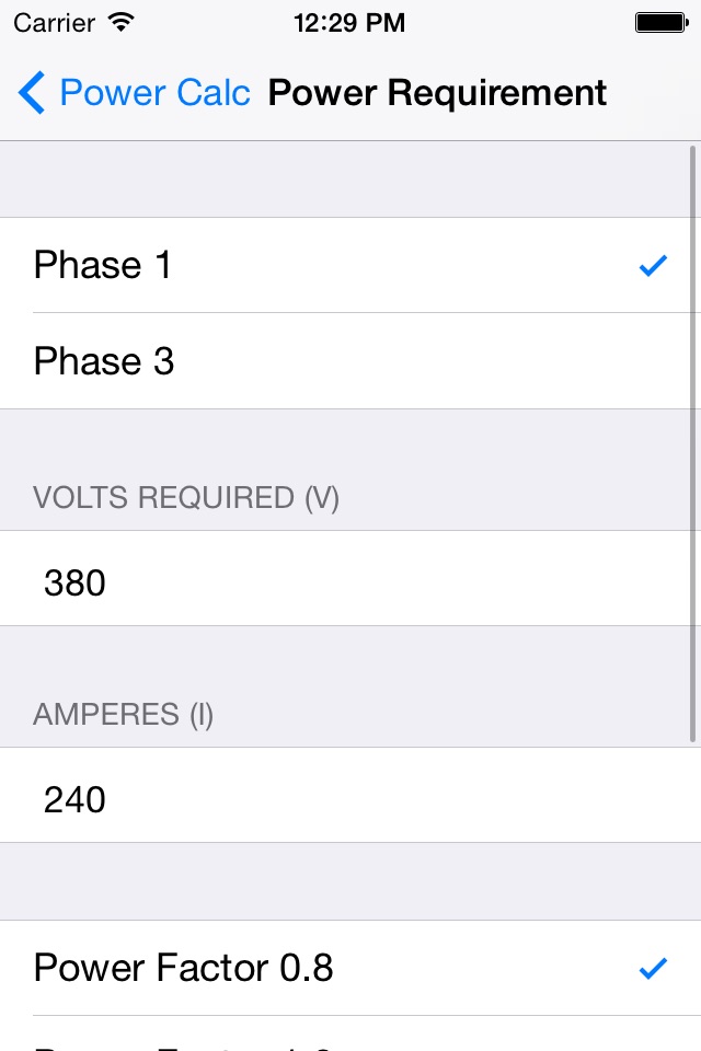 Power Calculator screenshot 2