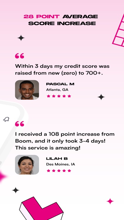 Boom - Build credit with rent.