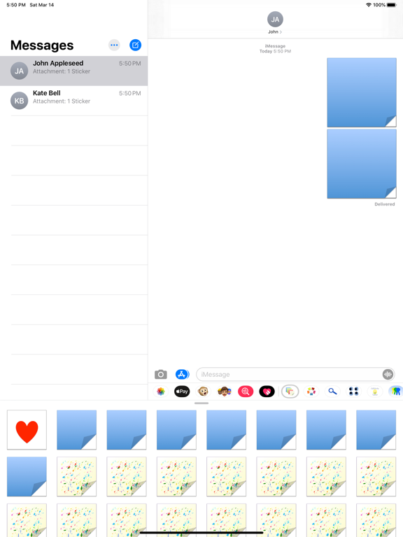 Screenshot #2 for reveal message stickers