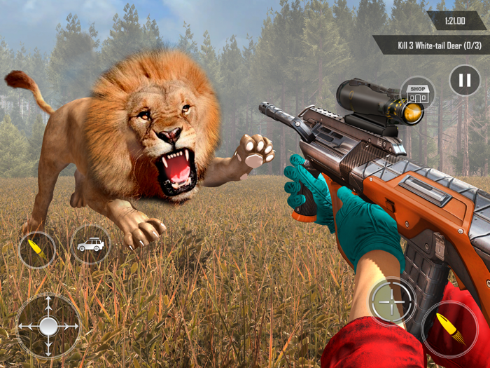 Wild Animal Dino Hunting Games