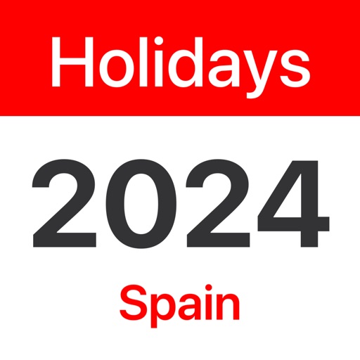Spain Public Holidays 2024 iOS App