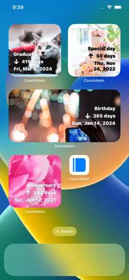 Game screenshot Countdown Widget - Day Counter apk
