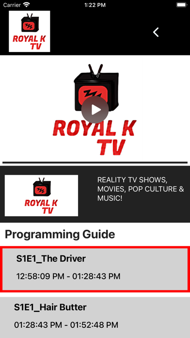 ROYAL K TV Screenshot