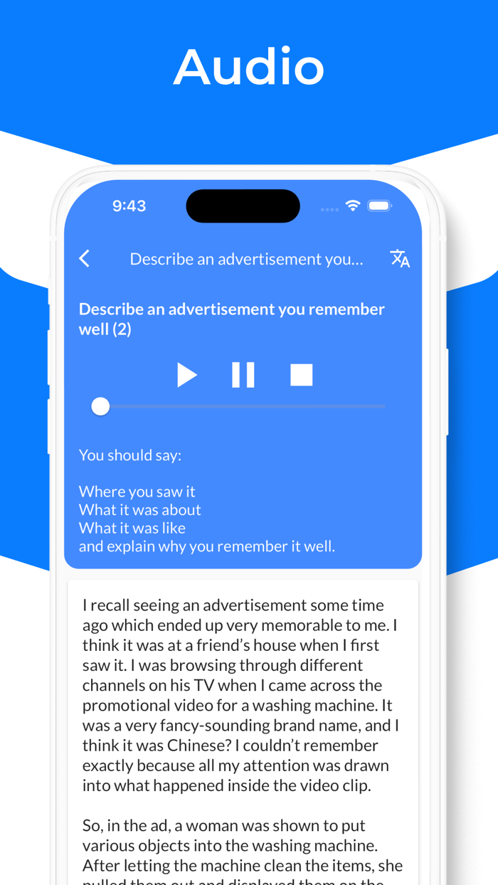 IELTS Speaking - Prep Exam