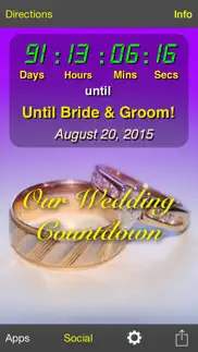 our wedding countdown iphone screenshot 3