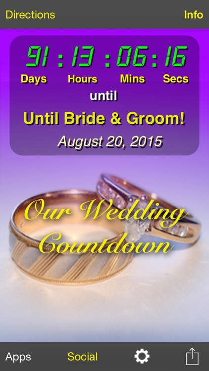 Our Wedding Countdown