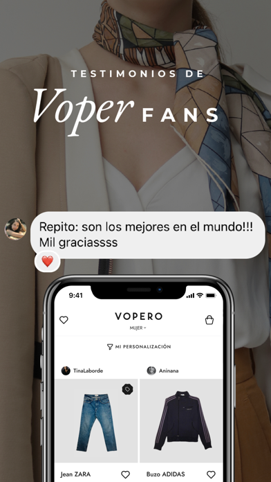 Vopero - Tienda de Ropa Screenshot