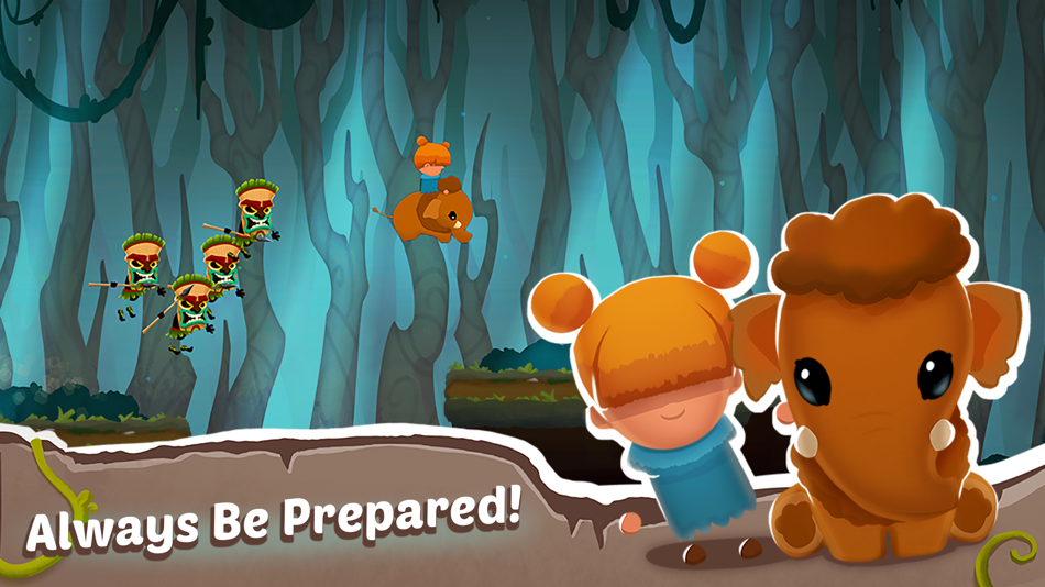 #6. Grugs: Caveman Platformer (iOS) 由: FUNTAPTIC STUDIO SRL