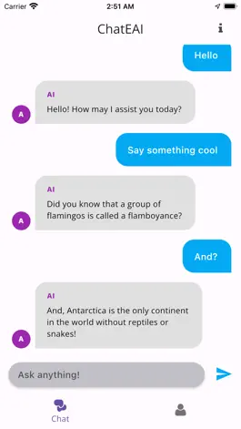 Game screenshot ChatEAI - AI Chat Bot hack