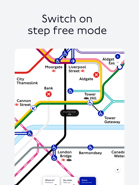 Screenshot #6 pour TfL Go: Live Tube, Bus & Rail