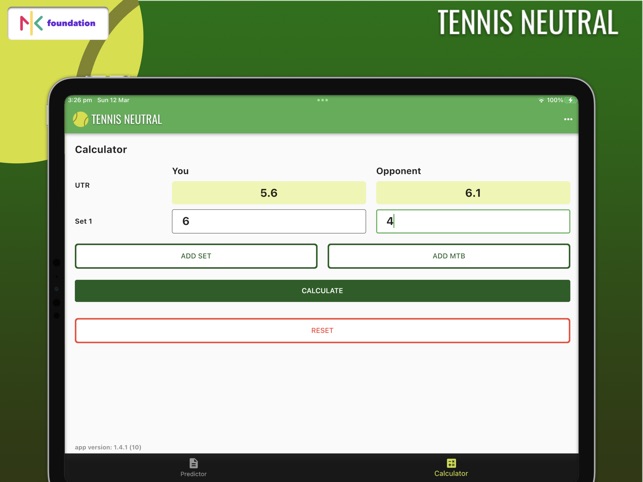 Tennis Neutral on the App Store