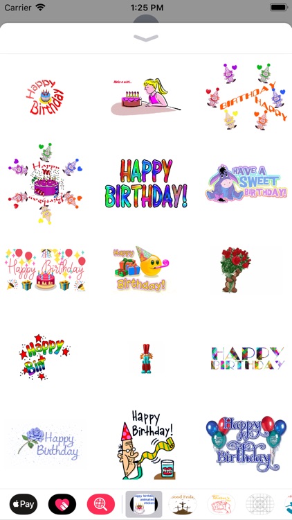 birthday animated stickers screenshot-3