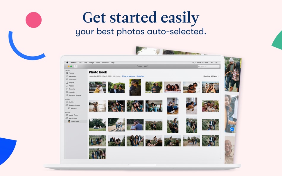 #2. Motif: Print photo memories (macOS) Podle: Mimeo