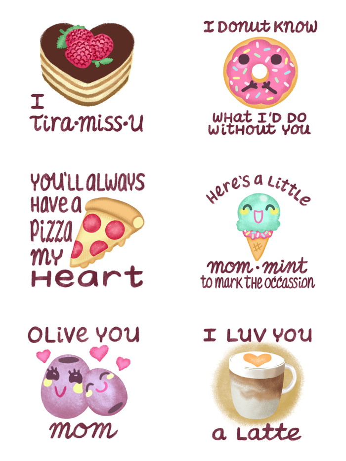 Puns 4 Mum Sticker Pack