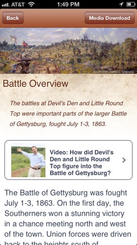 Gettysburg Battle App: July 2のおすすめ画像5