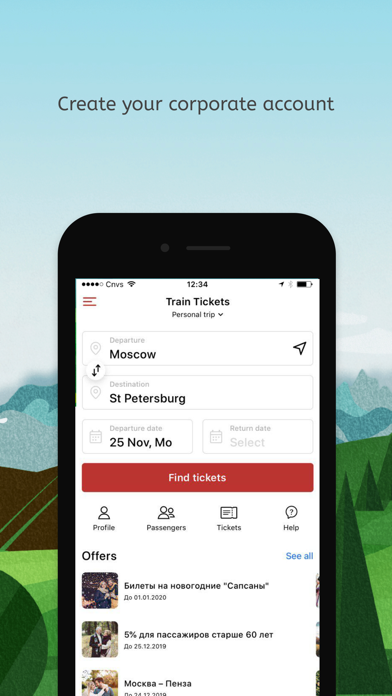 Rail Russia – train tickets Screenshot