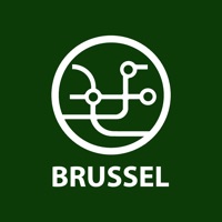 公共交通機関の地図ブリュッセル