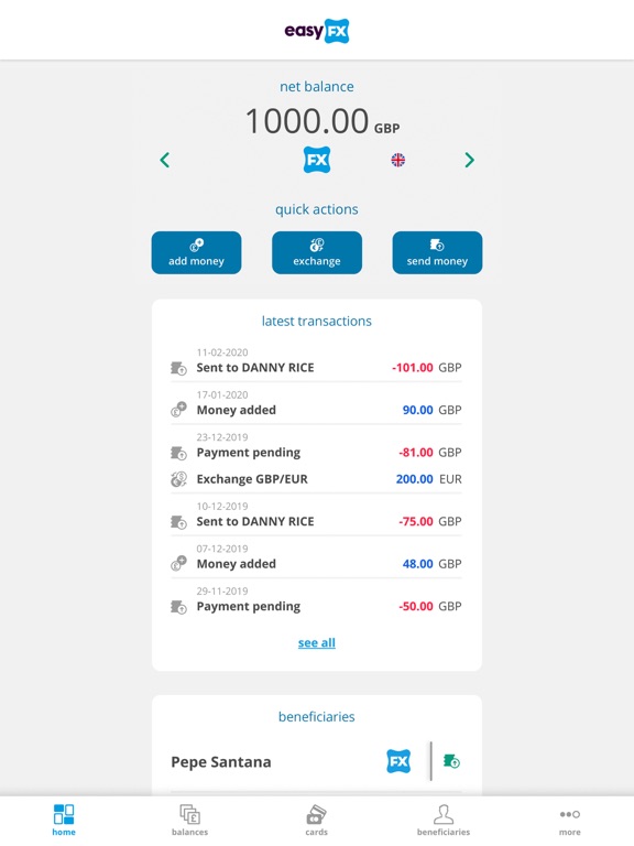 Screenshot #4 pour EasyFX Prepaid Card & Account