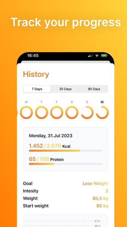 Maintain: Calorie Counter