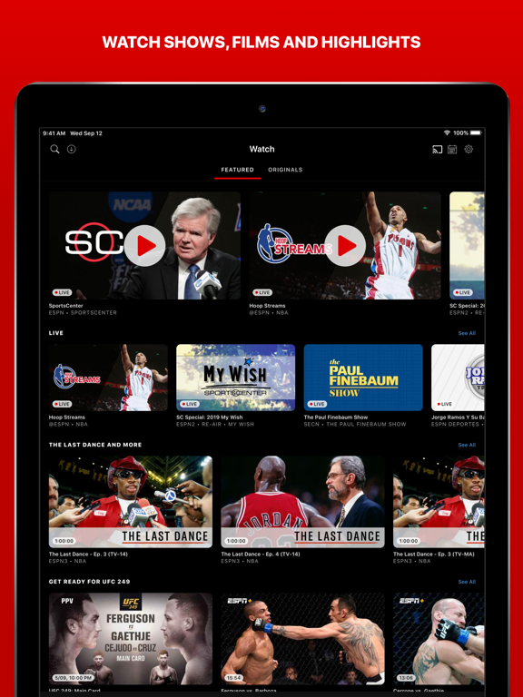 ESPN: Live Sports & Scores na App Store