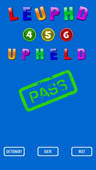 Screenshot #1 pour UnScramble The Words Game